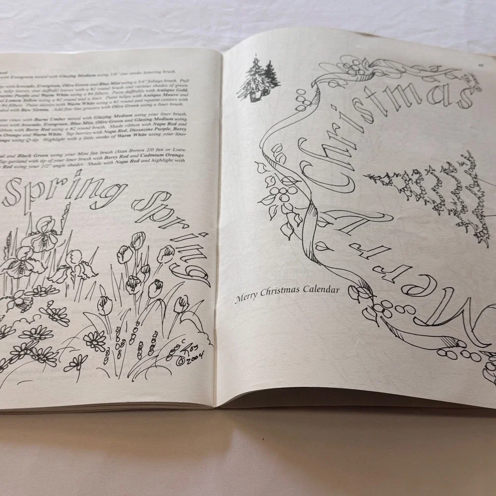PS Publications‎ Gran's Presents Painting Instruction Book Ros Stallcup Floral